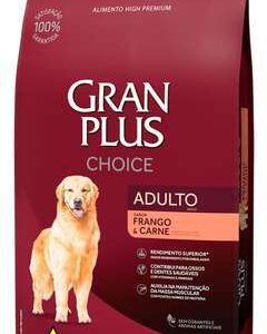 Ração GranPlus Choice Cães Adultos Frango e Carne 10,1 kg